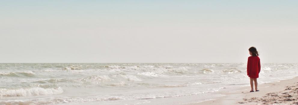 mindfulness on a beach